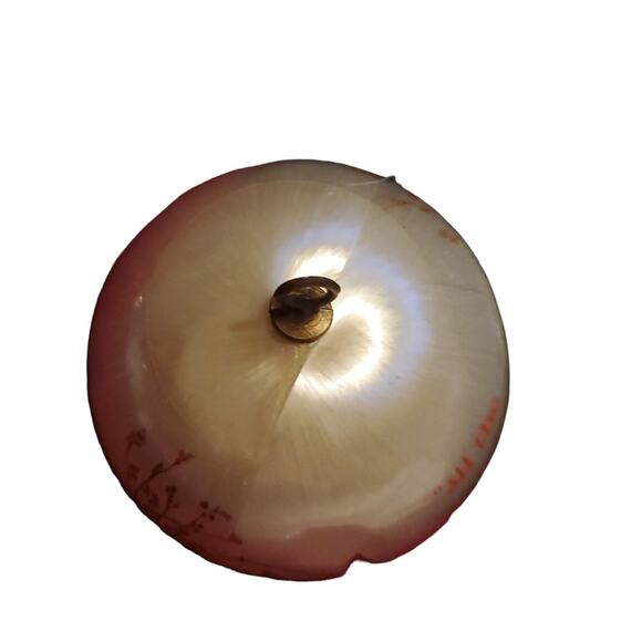 Vtg 80's WWA INC Christmas Ornament Fawn Red Cardnial Satin 3” Ball No Box - Picture 4 of 5